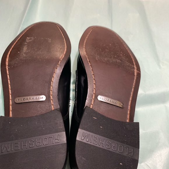 FLORSHEIM Slip on Black Shoes for Men Sz 7.5 - Picture 7 of 10